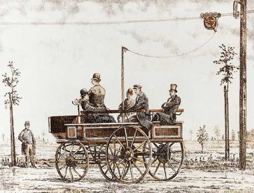 1882年無(wú)軌電車(chē)